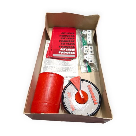 Vintage Jitters Word Game Milton Bradley Complete - Acceptable Condition - Picture 2 of 5